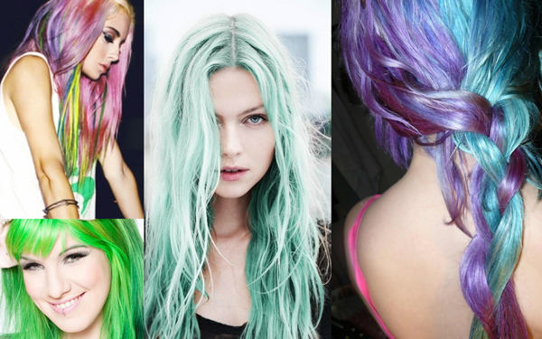 cabelo colorido