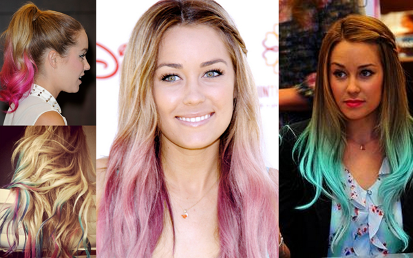 lauren conrad cabelo colorido