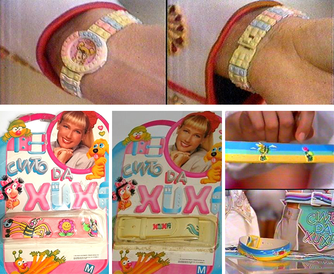 relogio xuxampion e cinto da xuxa